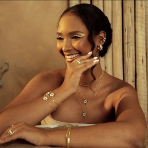 Pulseira Banhada Ouro Olho Grego Pedras Colors