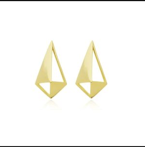 Brinco Folheado Geométrico