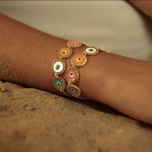 Pulseira olho grego colors